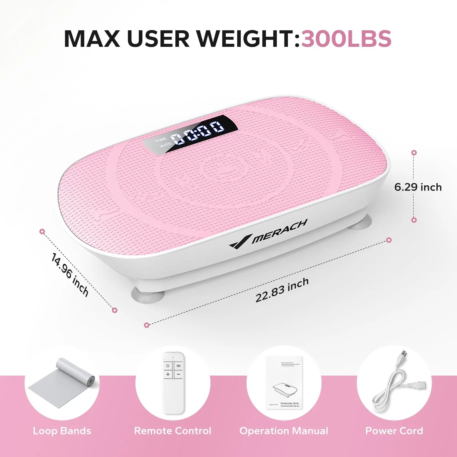 Vibration Plate Exercise Machine – MERACH Whole Body Workout Platform for Weight Loss, Shaping & Muscle Relaxation