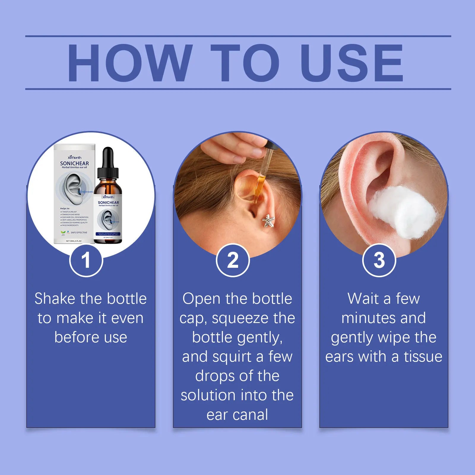 Tinnitus Relief Ear Drops – Soothing Formula for Ringing Ears