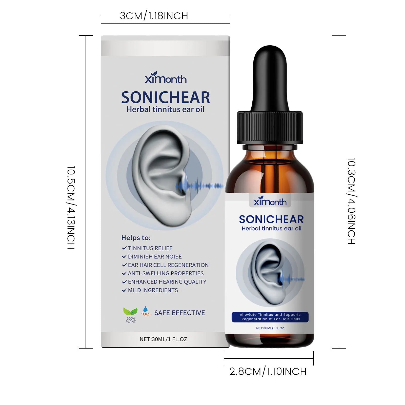 Tinnitus Relief Ear Drops – Soothing Formula for Ringing Ears