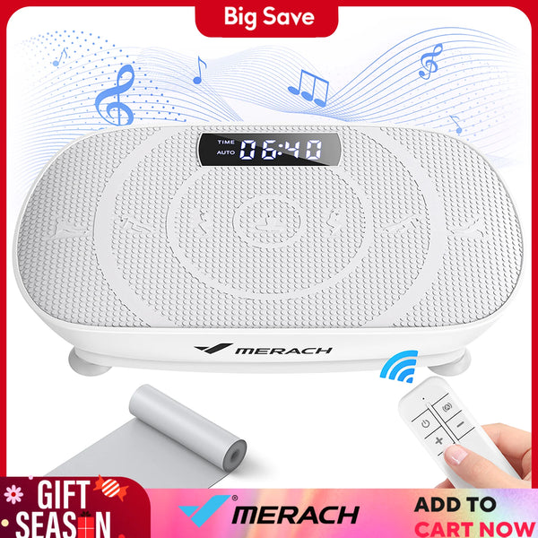 Vibration Plate Exercise Machine – MERACH Whole Body Workout Platform for Weight Loss, Shaping & Muscle Relaxation