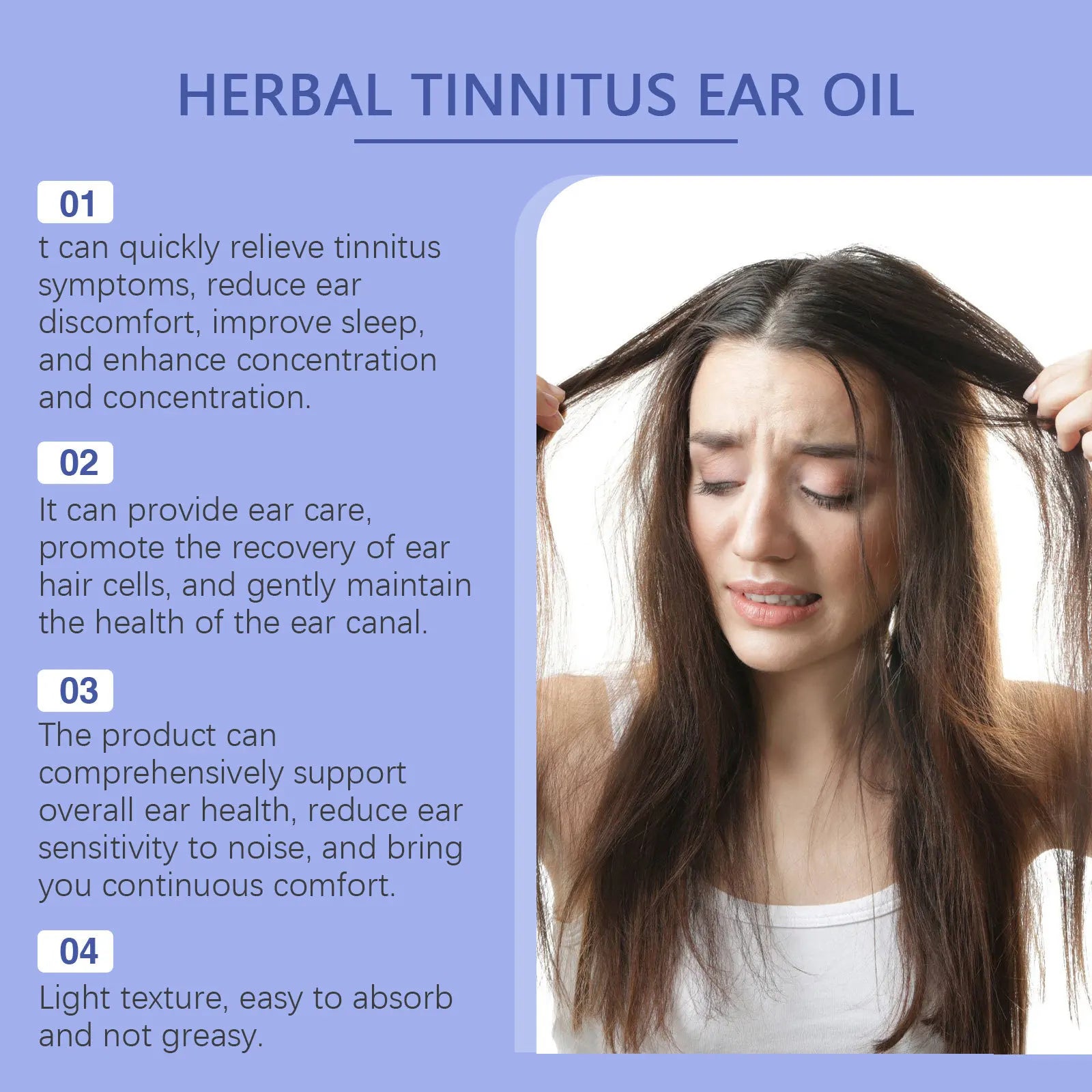 Tinnitus Relief Ear Drops – Soothing Formula for Ringing Ears