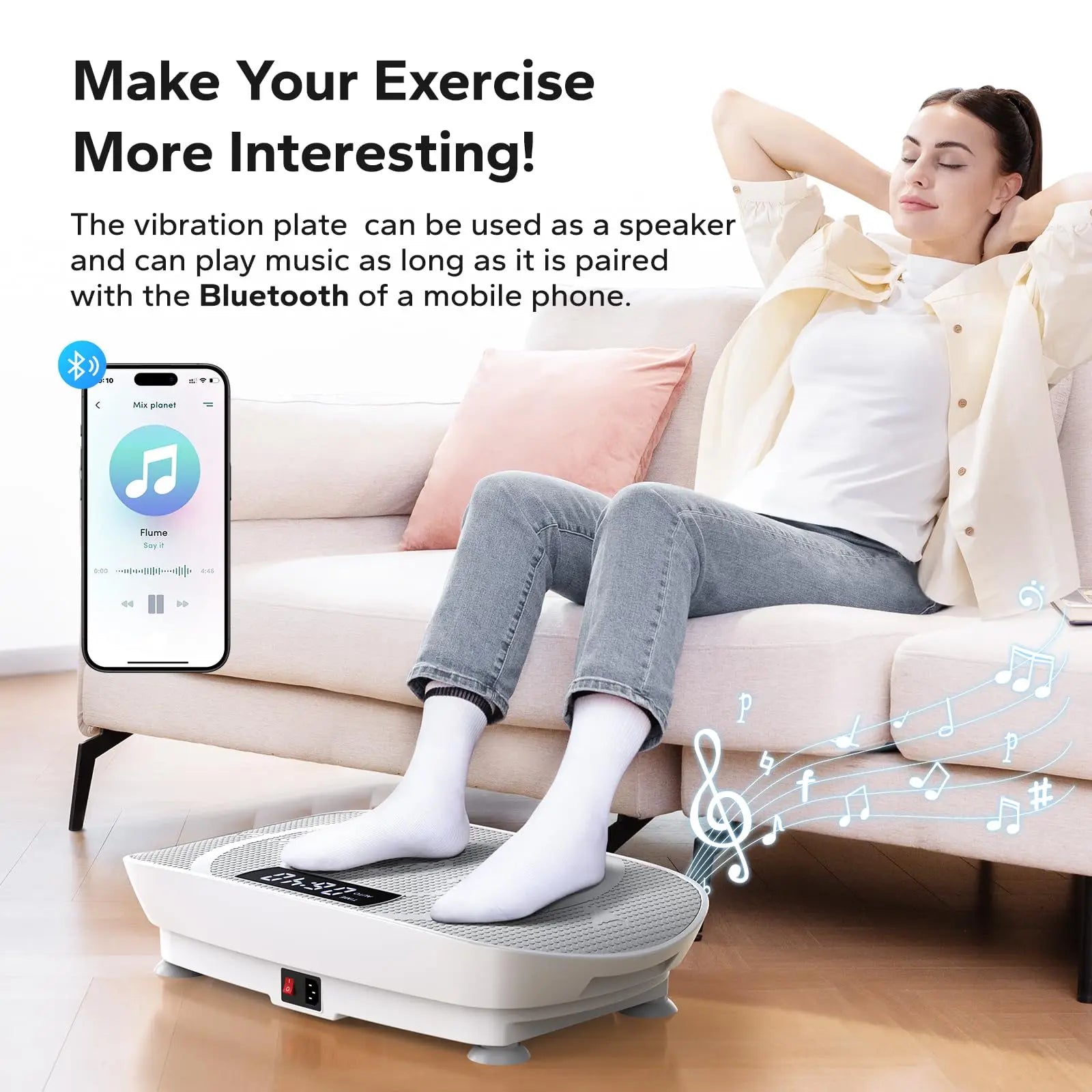 Vibration Plate Exercise Machine – MERACH Whole Body Workout Platform for Weight Loss, Shaping & Muscle Relaxation