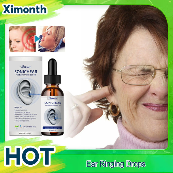 Tinnitus Relief Ear Drops – Soothing Formula for Ringing Ears