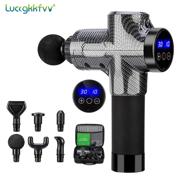 High-Frequency Massage Gun with Carry Case – Muscle & Body Relaxation