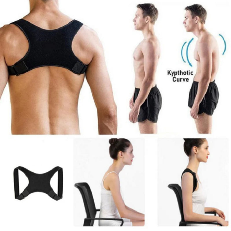 Adjustable Posture Corrector Back Brace – Shoulder & Spine Support