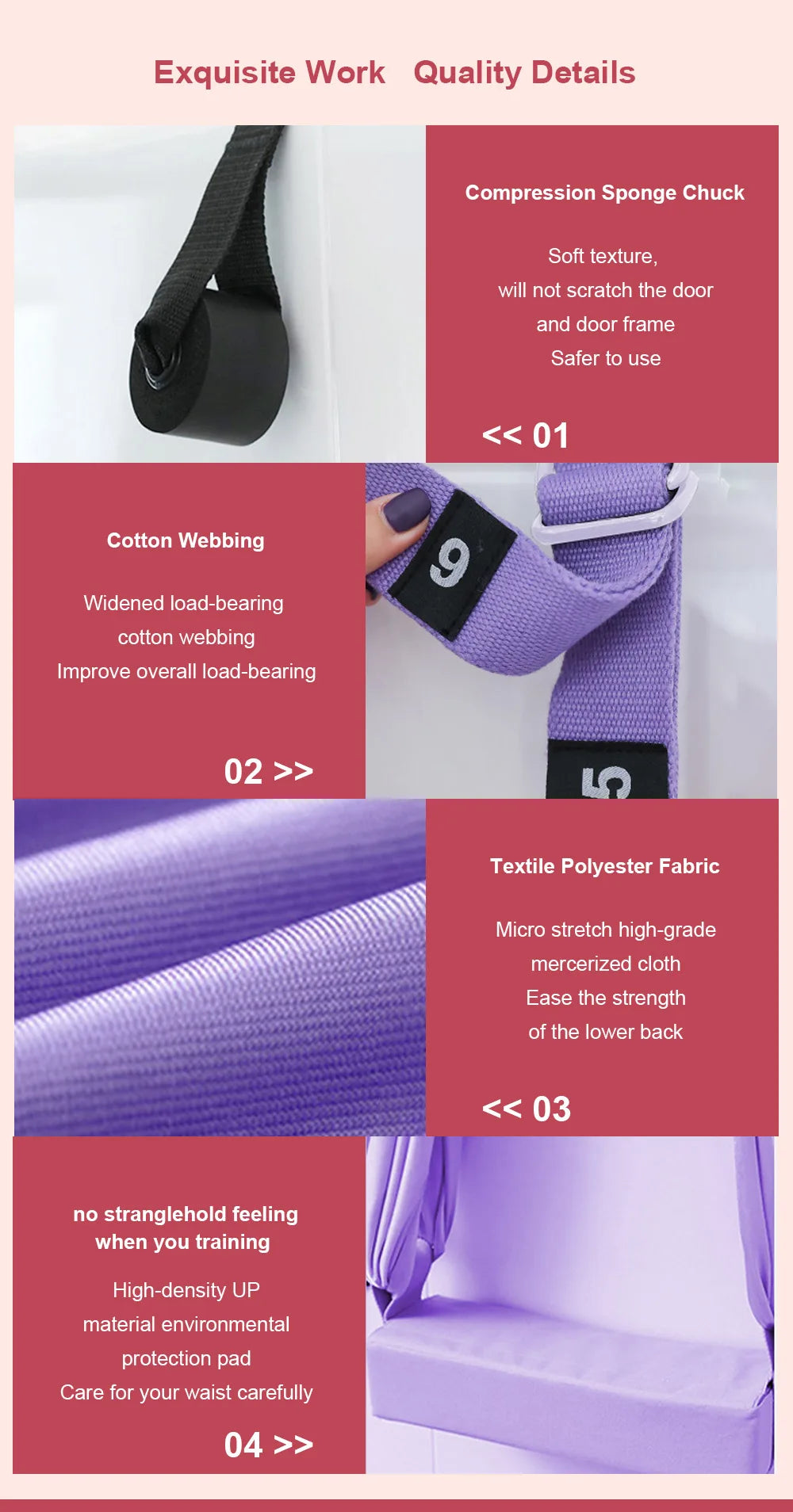 Adjustable Aerial Yoga Strap – Anti-Gravity Hammock Swing for Stretching, Handstands & Fitness Training