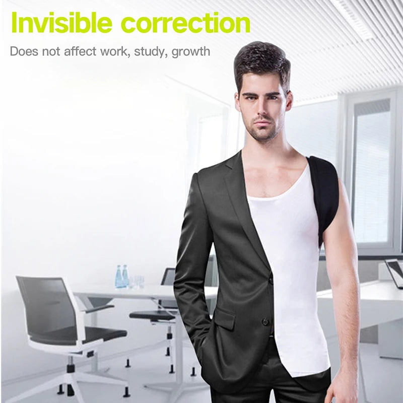 Adjustable Posture Corrector Back Brace – Shoulder & Spine Support