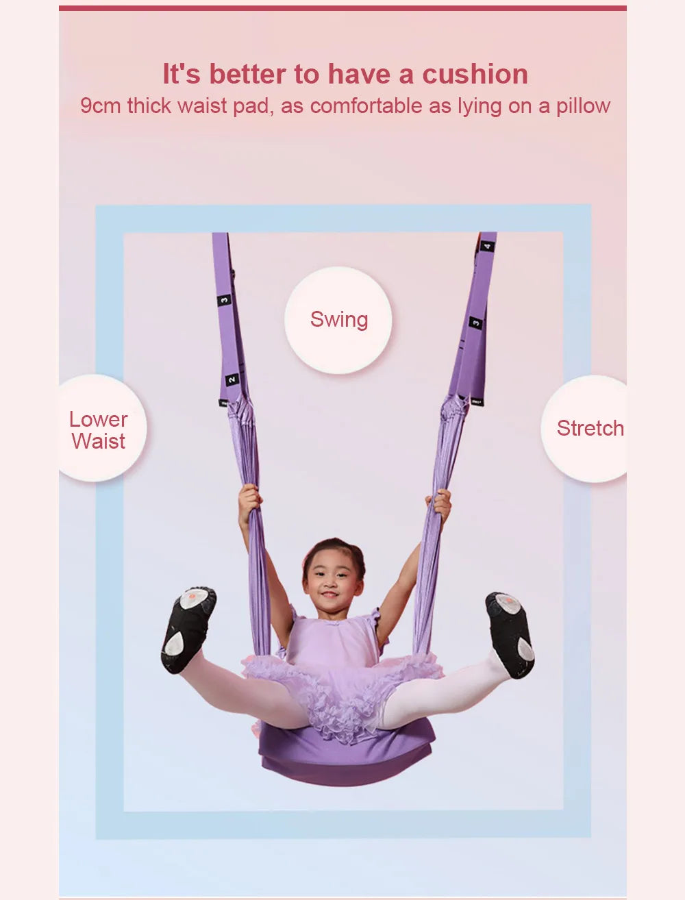 Adjustable Aerial Yoga Strap – Anti-Gravity Hammock Swing for Stretching, Handstands & Fitness Training