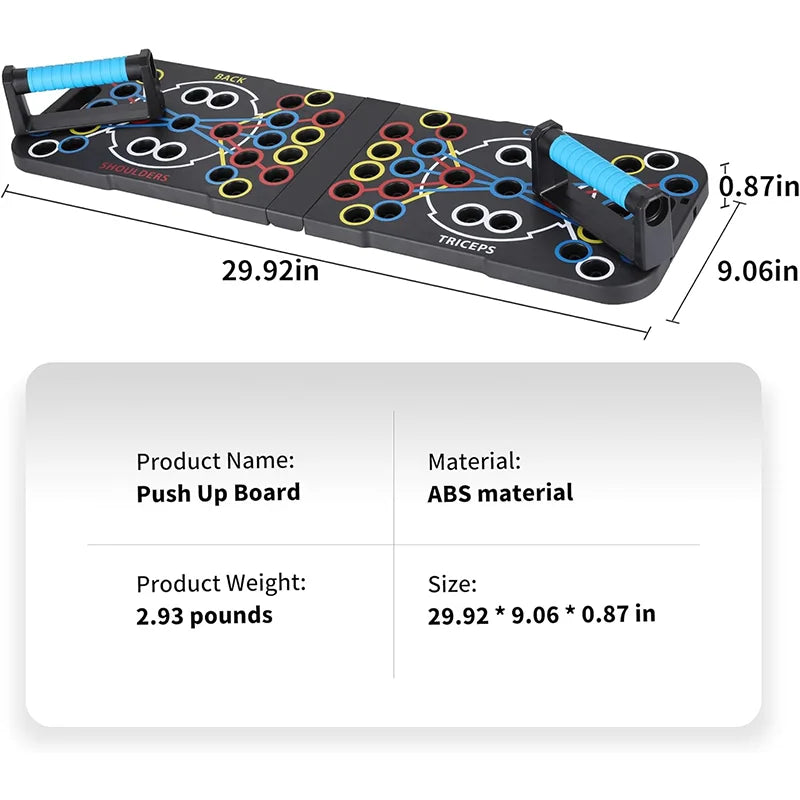 Push Up Support Board – Multifunctional - Chest, Core & Upper Body Strength Training Tool