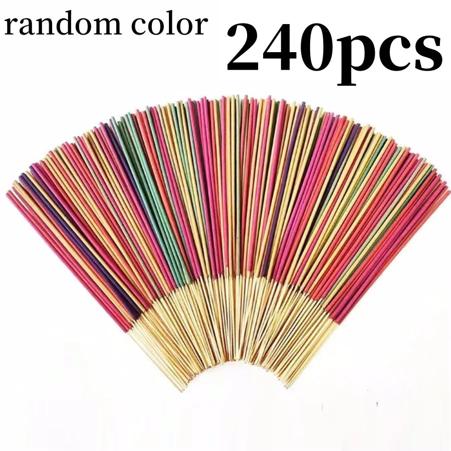 Aromatherapy Incense Sticks Set – 7 Natural Fragrances with Incense Burner for Yoga & Meditation