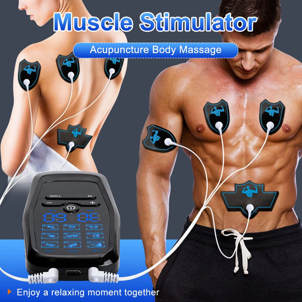 Digital EMS & TENS Muscle Stimulator Therapy Device