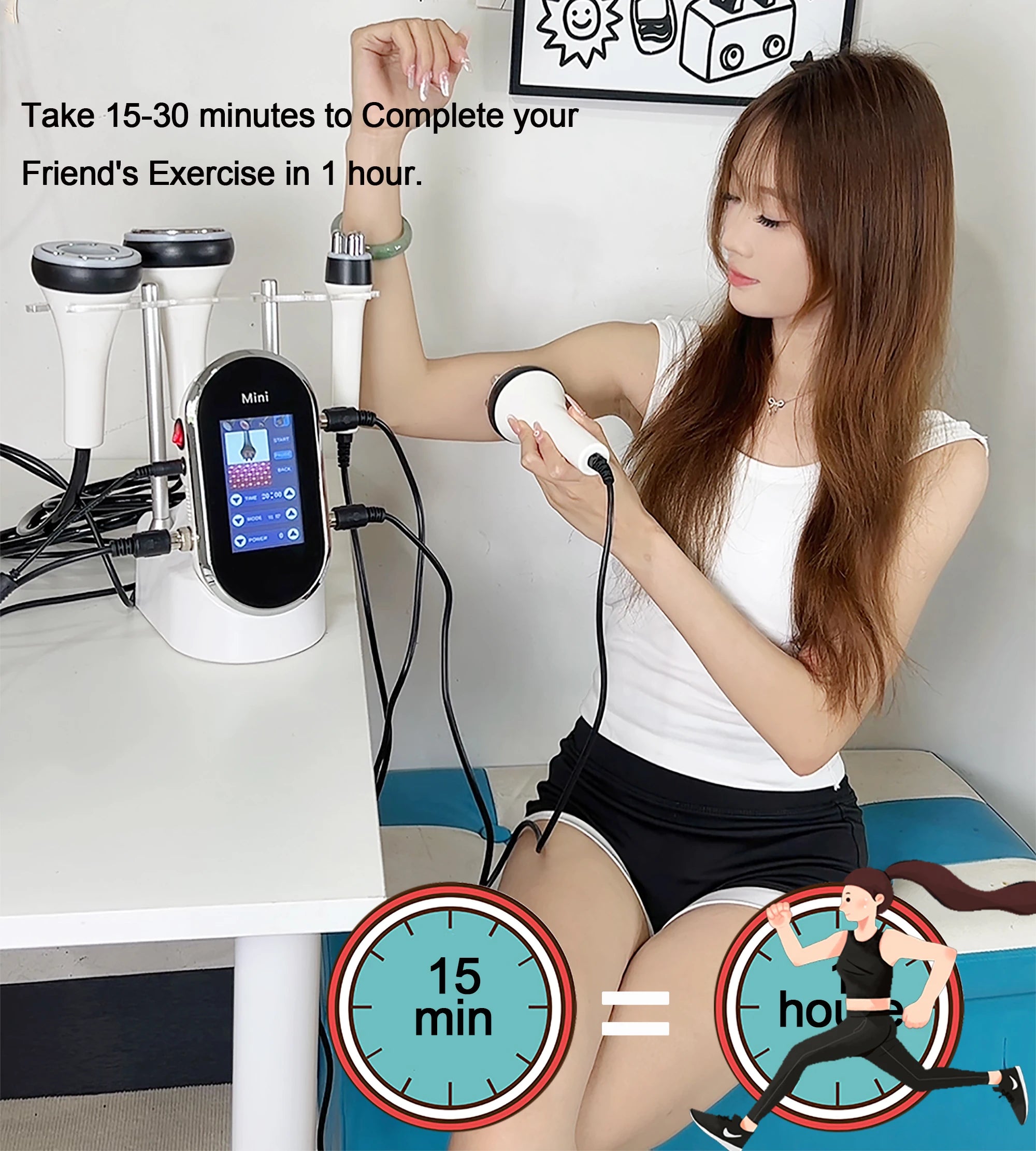 4-in-1 Cavitation Slimming &amp; Skin Tightening Device – Ultrasonic Liposuction &amp; Facial Care Machine