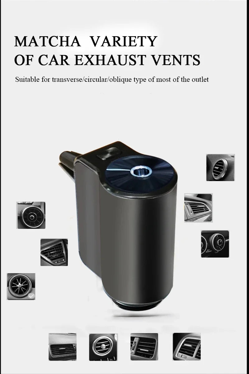 Electric Car Aroma Diffuser – Air Vent Essential Oil Freshener