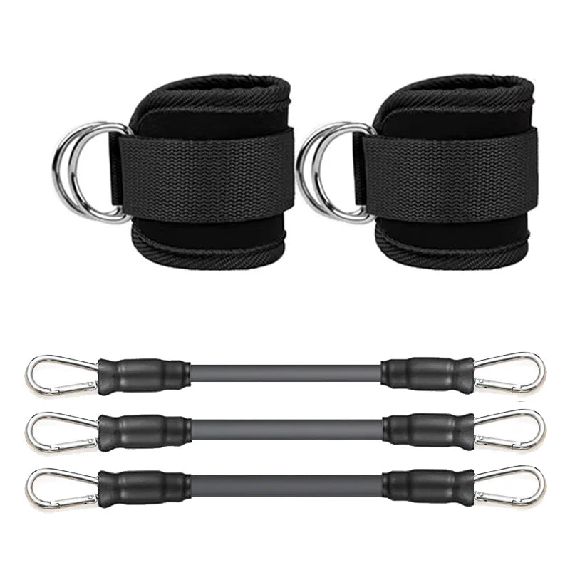 Ankle Straps Resistance Bands Set – Strength Training & Toning for Legs and Glutes