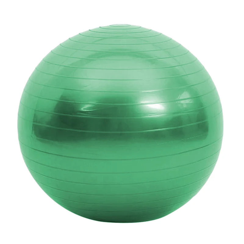 Yoga Fitness Ball – Smooth Anti-Burst Pilates & Balance Training Ball - 45cm, 25cm