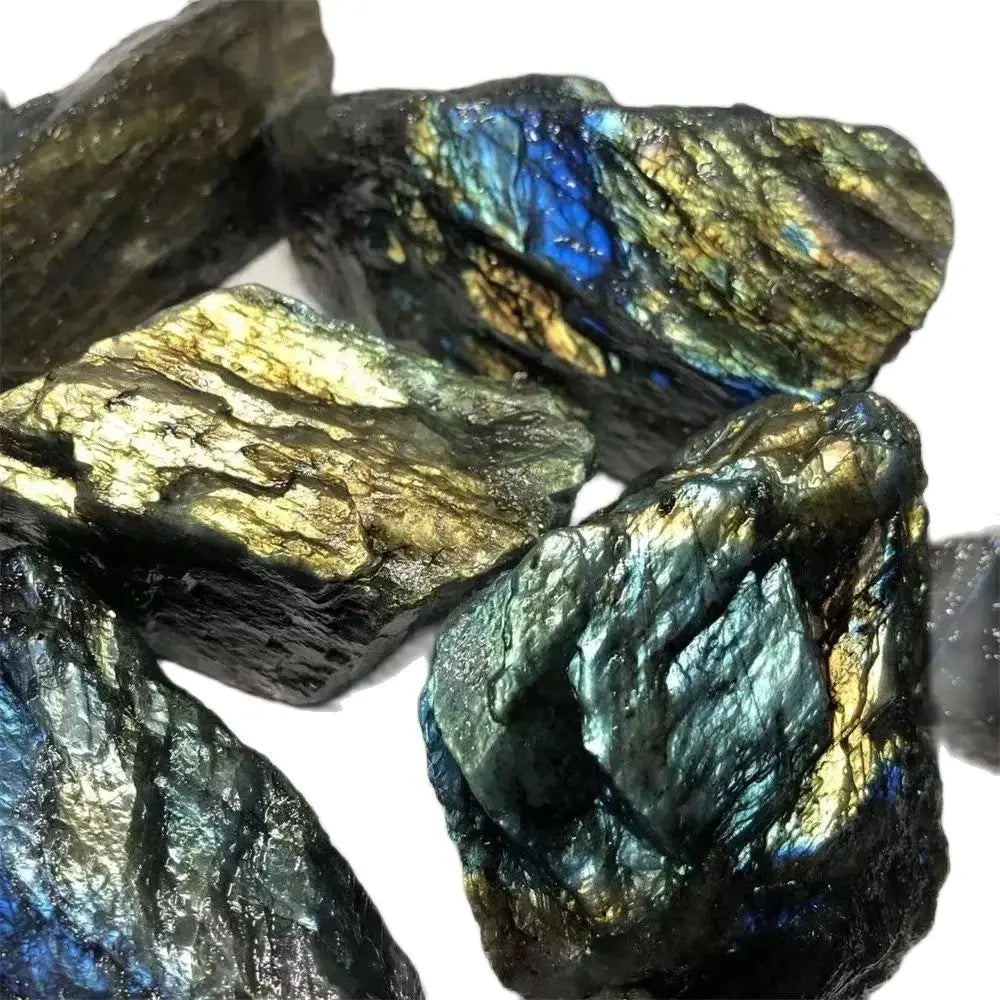 Natural Labradorite Raw Stone – Reiki Healing Mineral Specimen (20–200g)