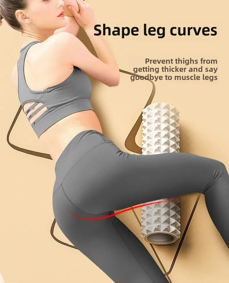 Full Body Massage Mace Foam Roller Set – Complete Muscle Relaxation & Yoga Fitness Equipment Kit
