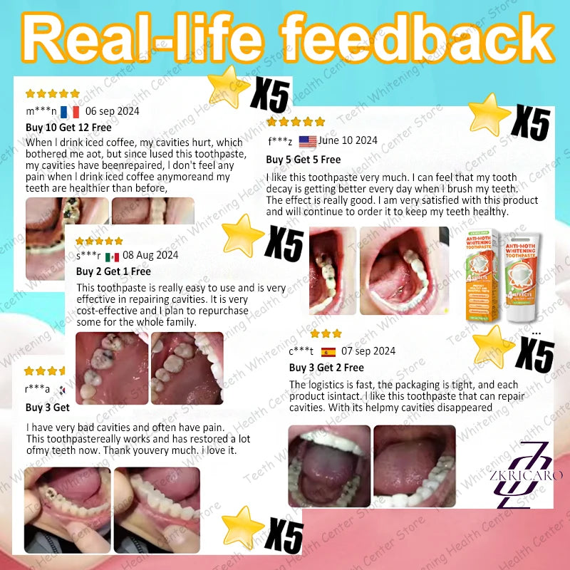 Healthy Teeth Cavity Repair Solution – Supports Tooth Enamel & Oral Care | 99% Repurchase Rate