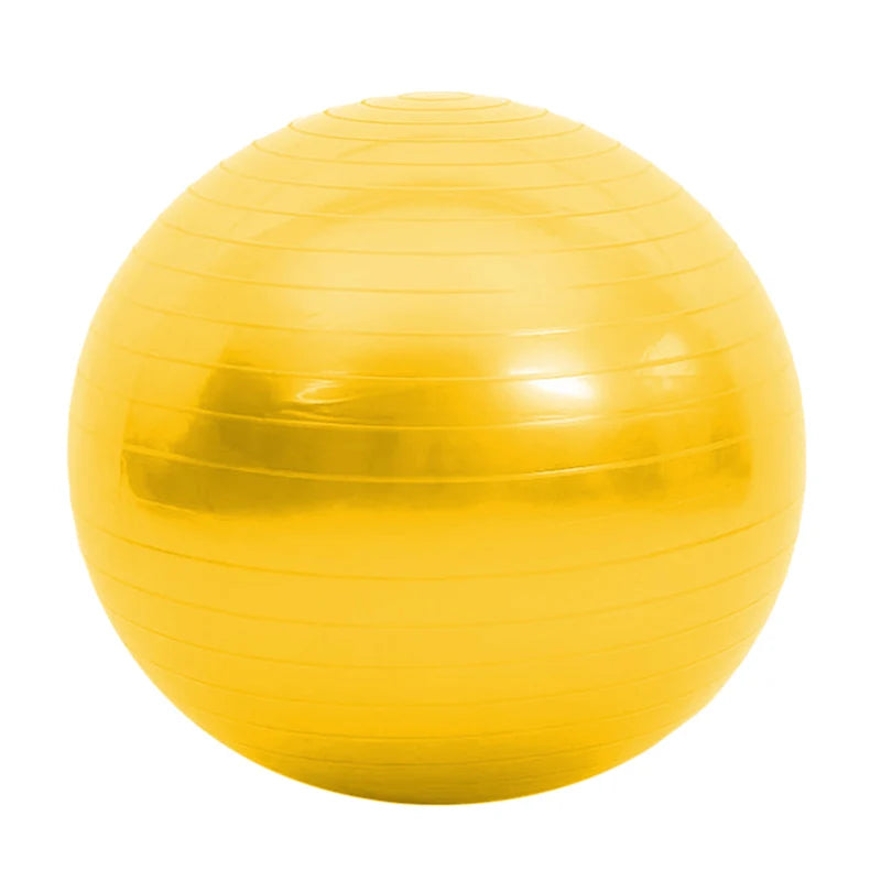 Yoga Fitness Ball – Smooth Anti-Burst Pilates & Balance Training Ball - 45cm, 25cm