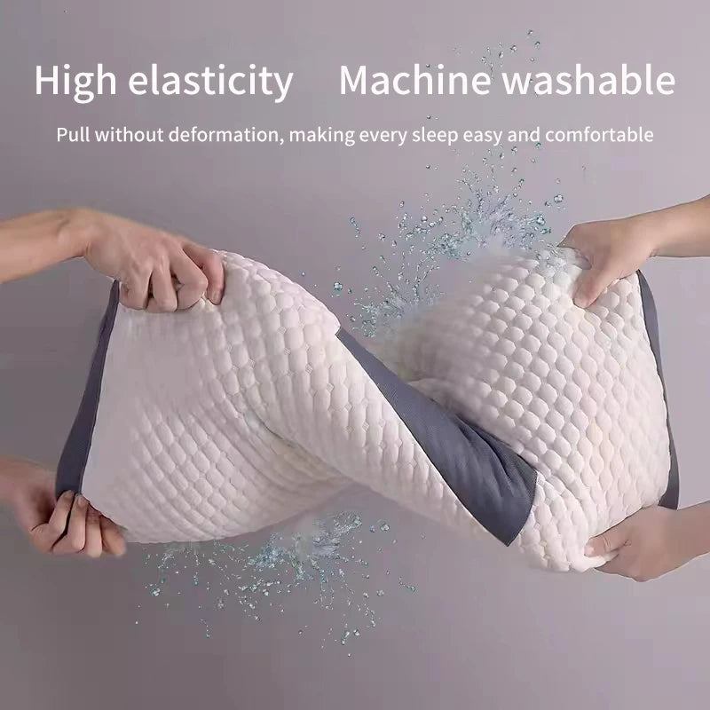 Orthopedic Cervical Neck Pillow – Soybean Fiber Massage Pillow for Sleep & Neck Support