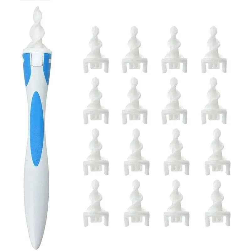 Spiral Silicone Ear Wax Removal Tool – Reusable & Gentle Ear Cleaner for Safe Hygien\