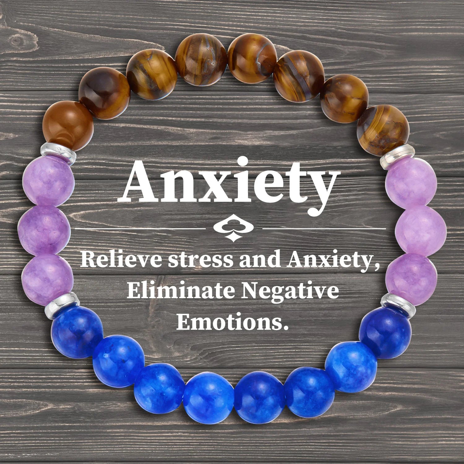Natural Stone 7 Chakra Energy Bracelet – Good Luck & Protection Jewelry for Men and Women
