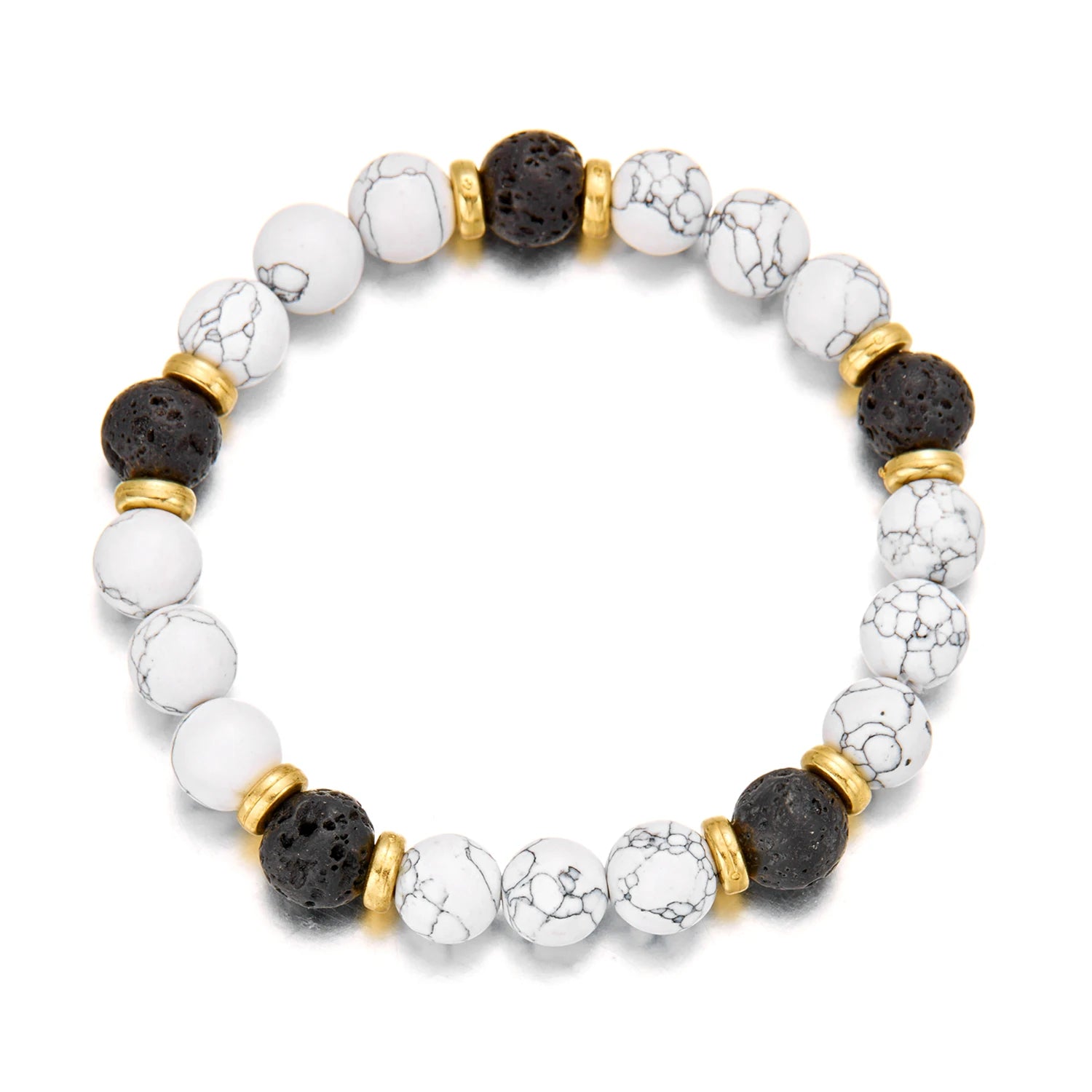 Natural Stone 7 Chakra Energy Bracelet – Good Luck & Protection Jewelry for Men and Women