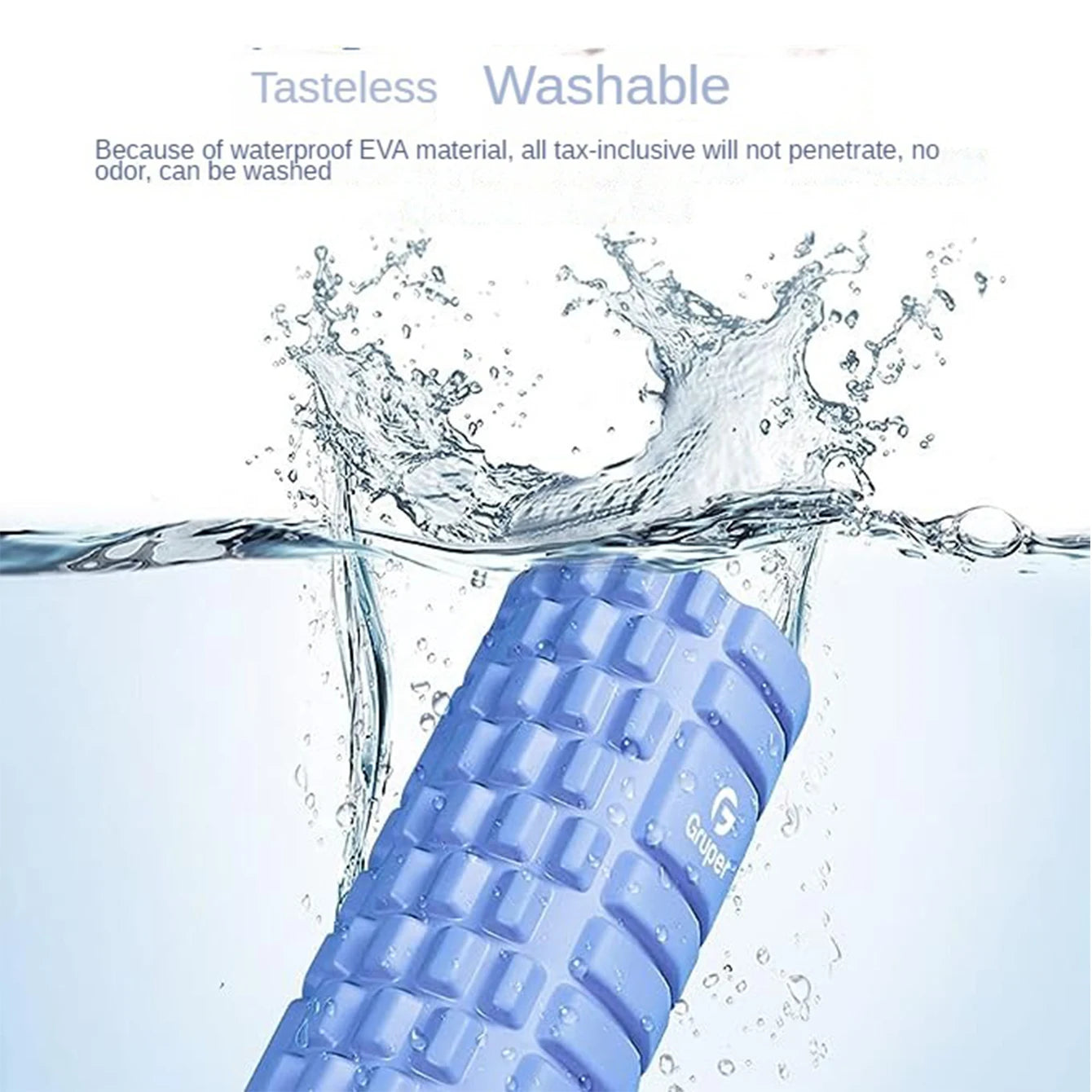 Foam Yoga Column – Muscle Massage Roller for Back, Legs &amp; Full-Body Training- 33cm
