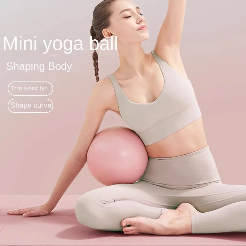 Mini Pilates Yoga Ball – 25cm Anti-Burst Exercise Ball for Legs, Hips & Core Workouts