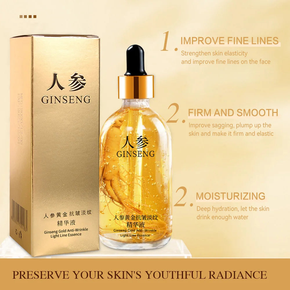 Gold Hyaluronic Acid & Nicotinamide Face Serum – Anti-Aging, Whitening & Collagen Boosting Skincare, 100ml 24K