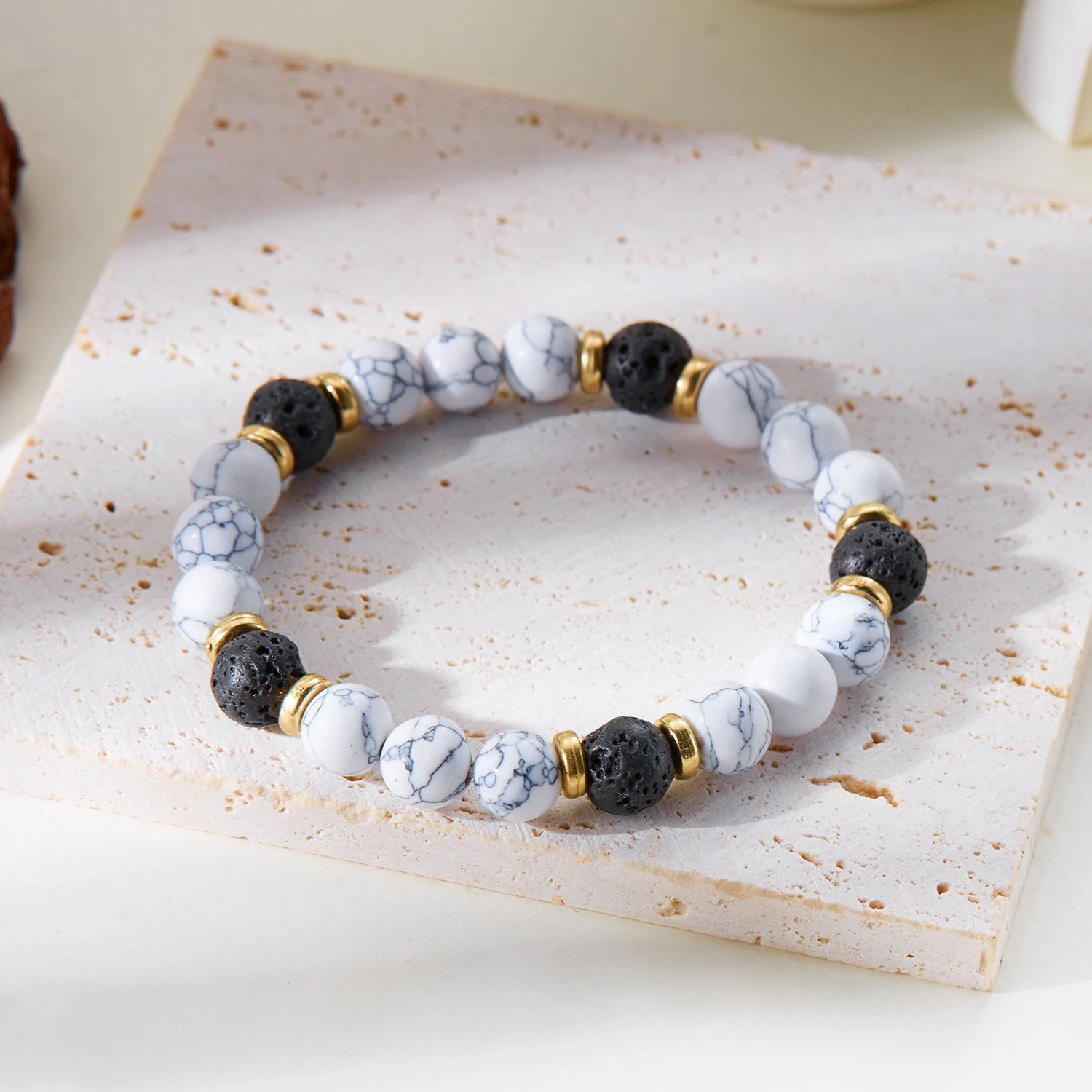 Natural Stone 7 Chakra Energy Bracelet – Good Luck & Protection Jewelry for Men and Women