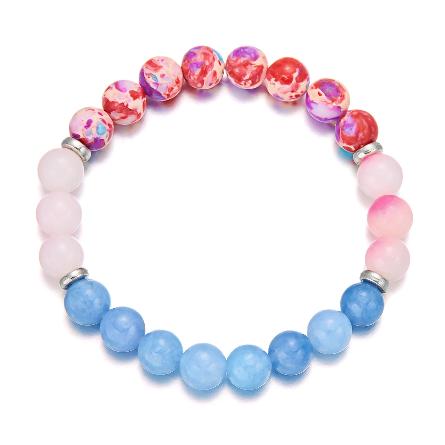 Natural Stone 7 Chakra Energy Bracelet – Good Luck & Protection Jewelry for Men and Women