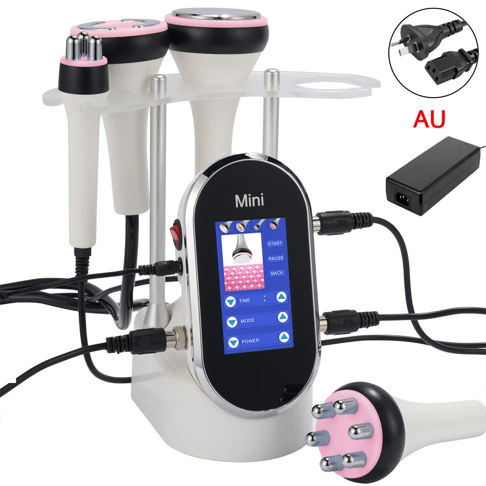 4-in-1 Cavitation Slimming &amp; Skin Tightening Device – Ultrasonic Liposuction &amp; Facial Care Machine
