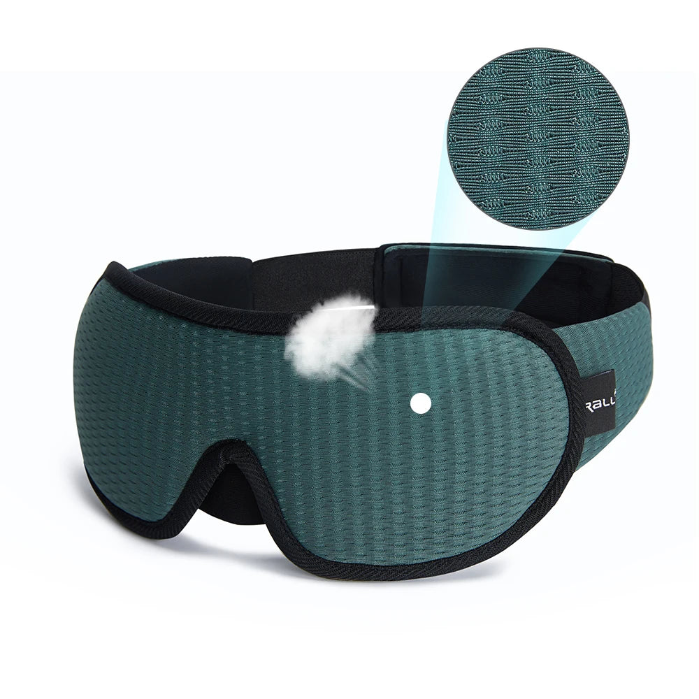 3D Sleep Eye Mask – Memory Foam Blindfold for Travel & Relaxation