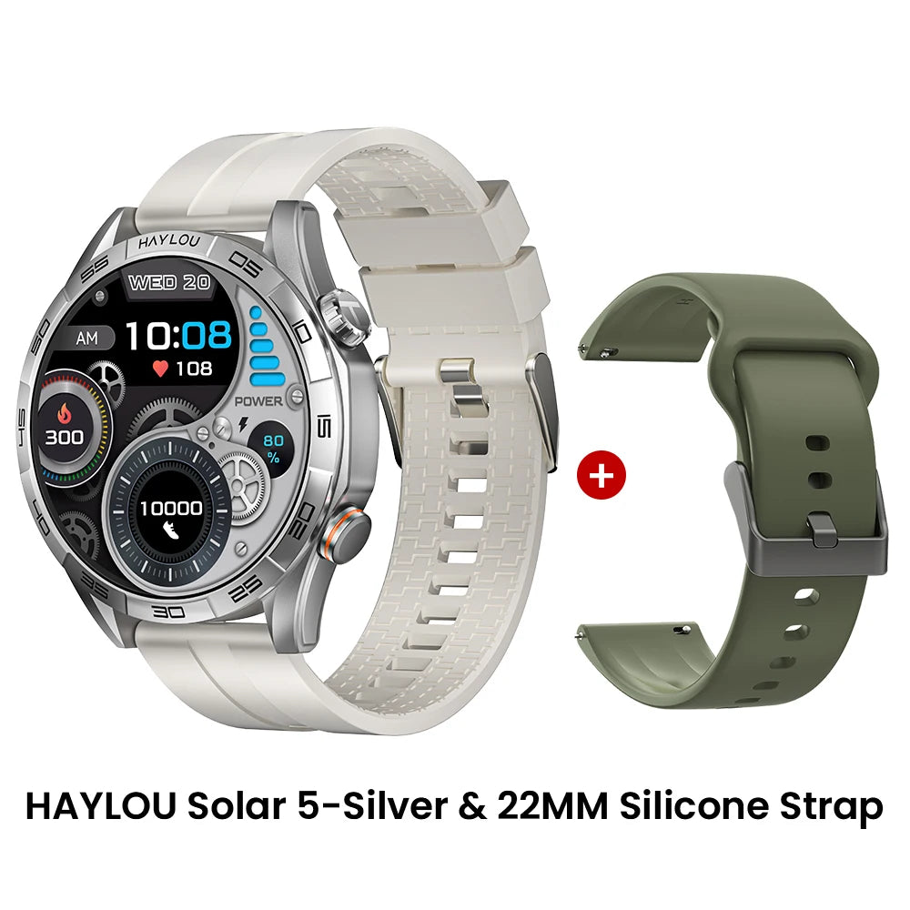 HAYLOU Solar 5 Smartwatch – Voice Calling & 1.58" AMOLED Display