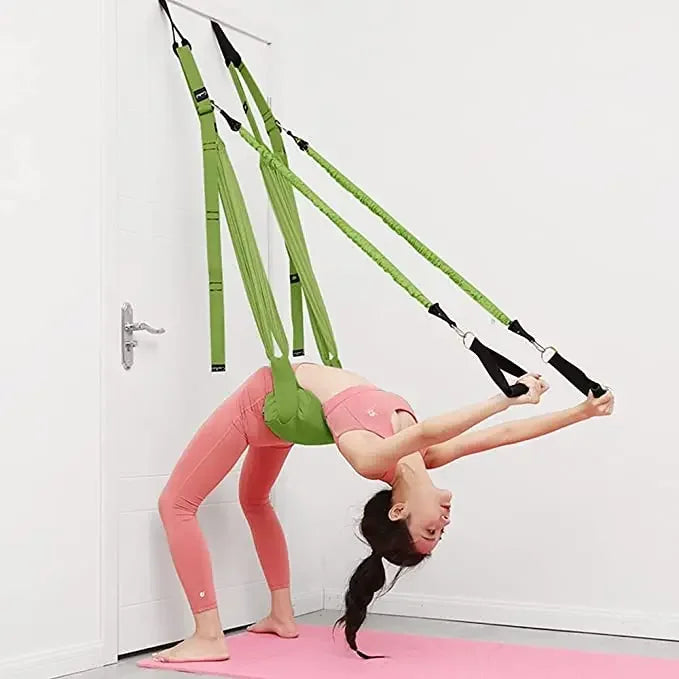 Adjustable Aerial Yoga Strap – Anti-Gravity Hammock Swing for Stretching, Handstands & Fitness Training