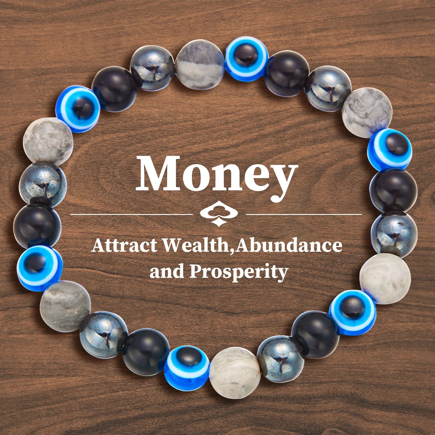 Natural Stone 7 Chakra Energy Bracelet – Good Luck & Protection Jewelry for Men and Women