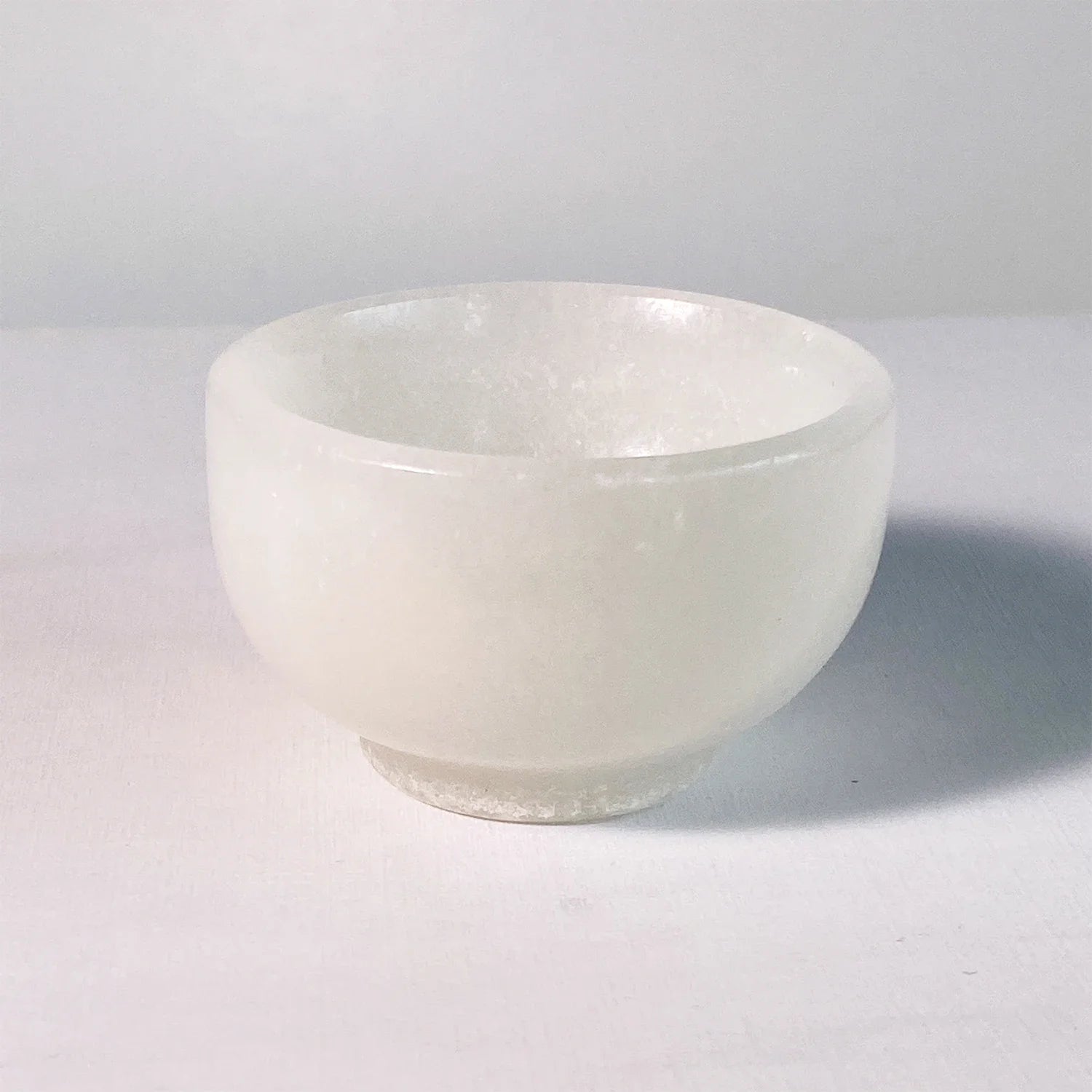 Natural Crystal Jade Bowl – Hand-Carved Quartz Cauliflower Jade Cup for Reiki & Home Decor