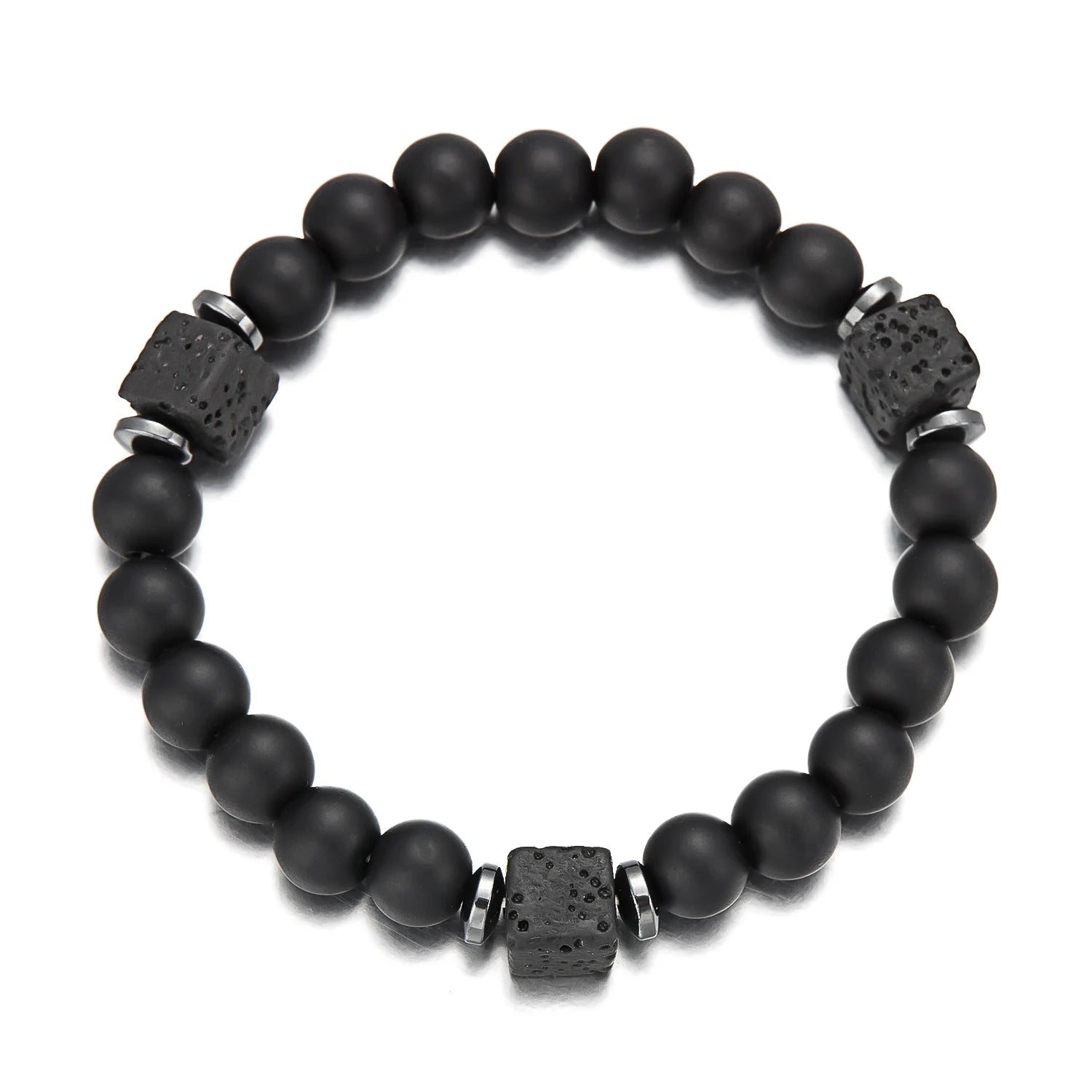 Natural Stone 7 Chakra Energy Bracelet – Good Luck & Protection Jewelry for Men and Women