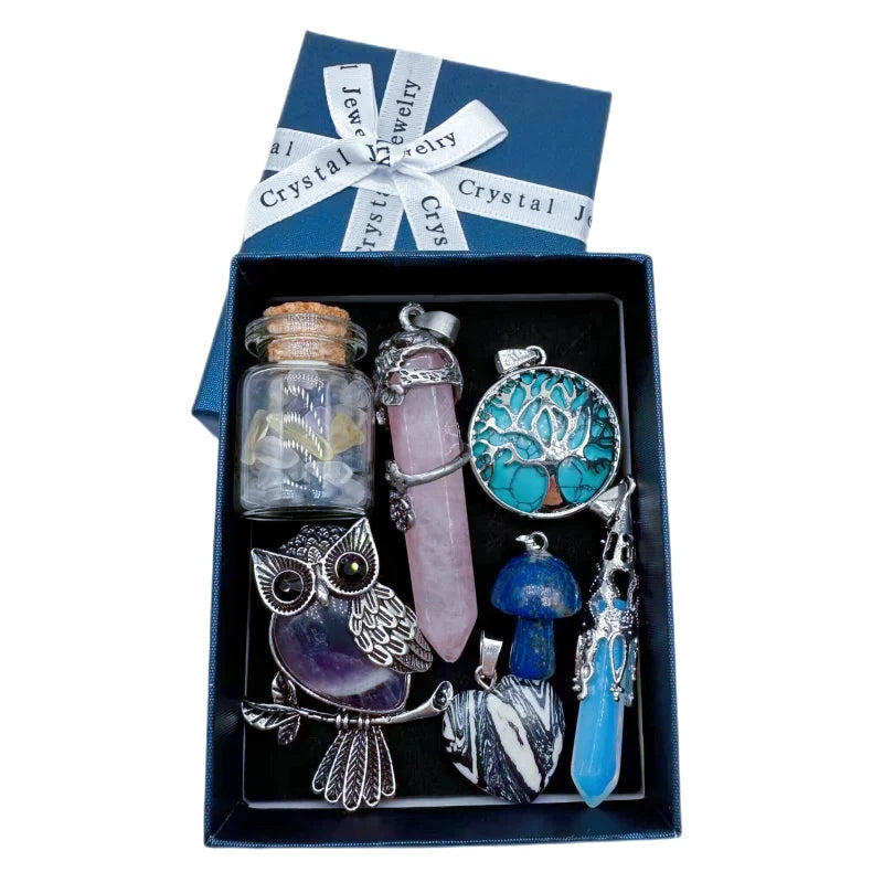 Premium Healing Stones Crystal Set – Chakra Energy Tools for Yoga, Meditation & Spiritual Decor