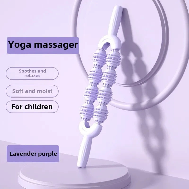 Full Body Massage Mace Foam Roller Set – Complete Muscle Relaxation & Yoga Fitness Equipment Kit