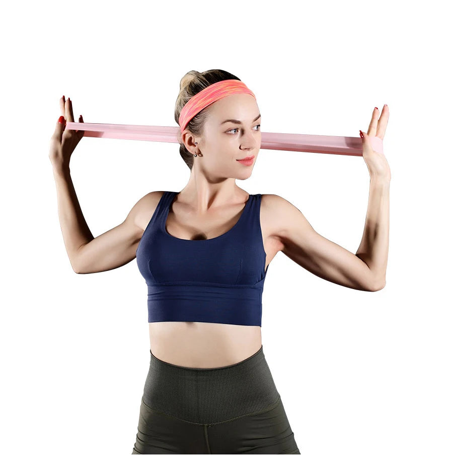 Resistance Loop Bands – Multi-Level Elastic Bands for Home Fitness, Set of 5, Pilates, Yoga & Strength Training