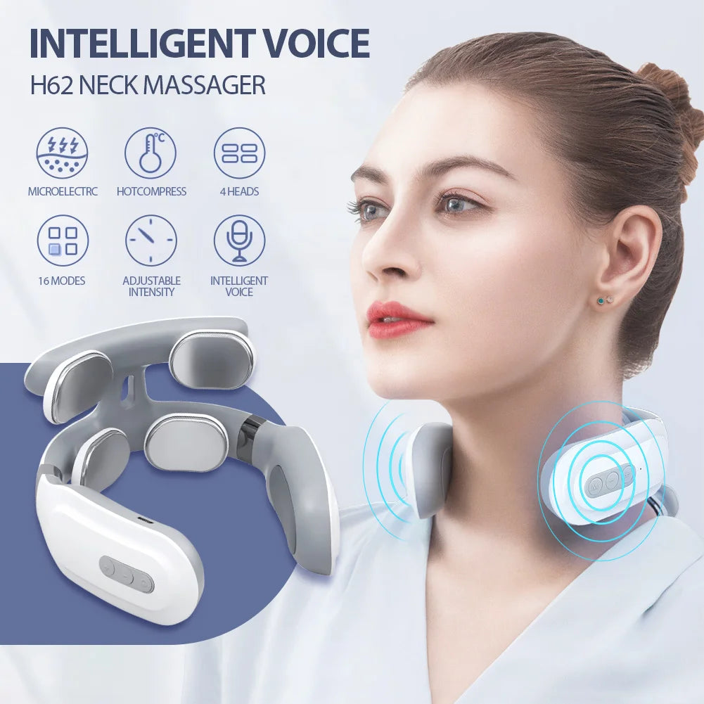 Wireless TENS Neck & Shoulder Massager with Heat
