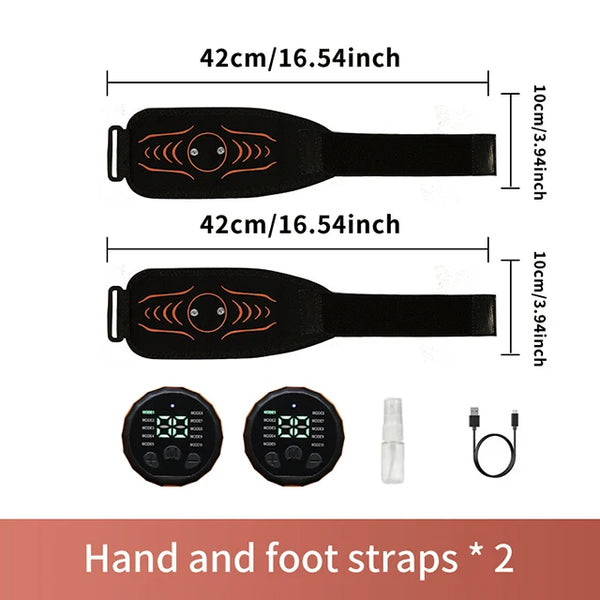 Abdominal Massager Waist Belt – Smart Muscle Toner for Abs, Arms & Legs | Fitness & Massage Training Equipment