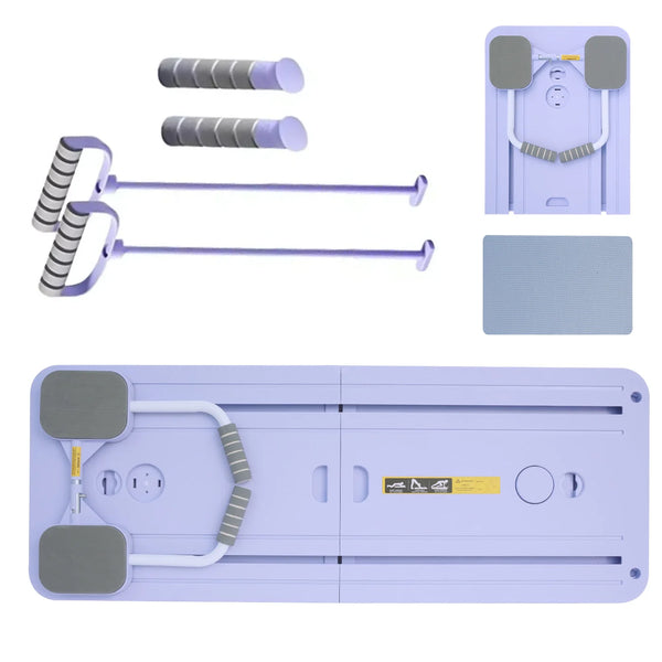 Multi-Functional Ab Board – Foldable Pilates Reformer for Full-Body & Core Strength Training