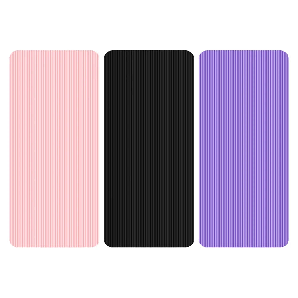 Yoga Mat – Thick Non-Slip - Solid Color NBR Fitness Mat for Home & Gym