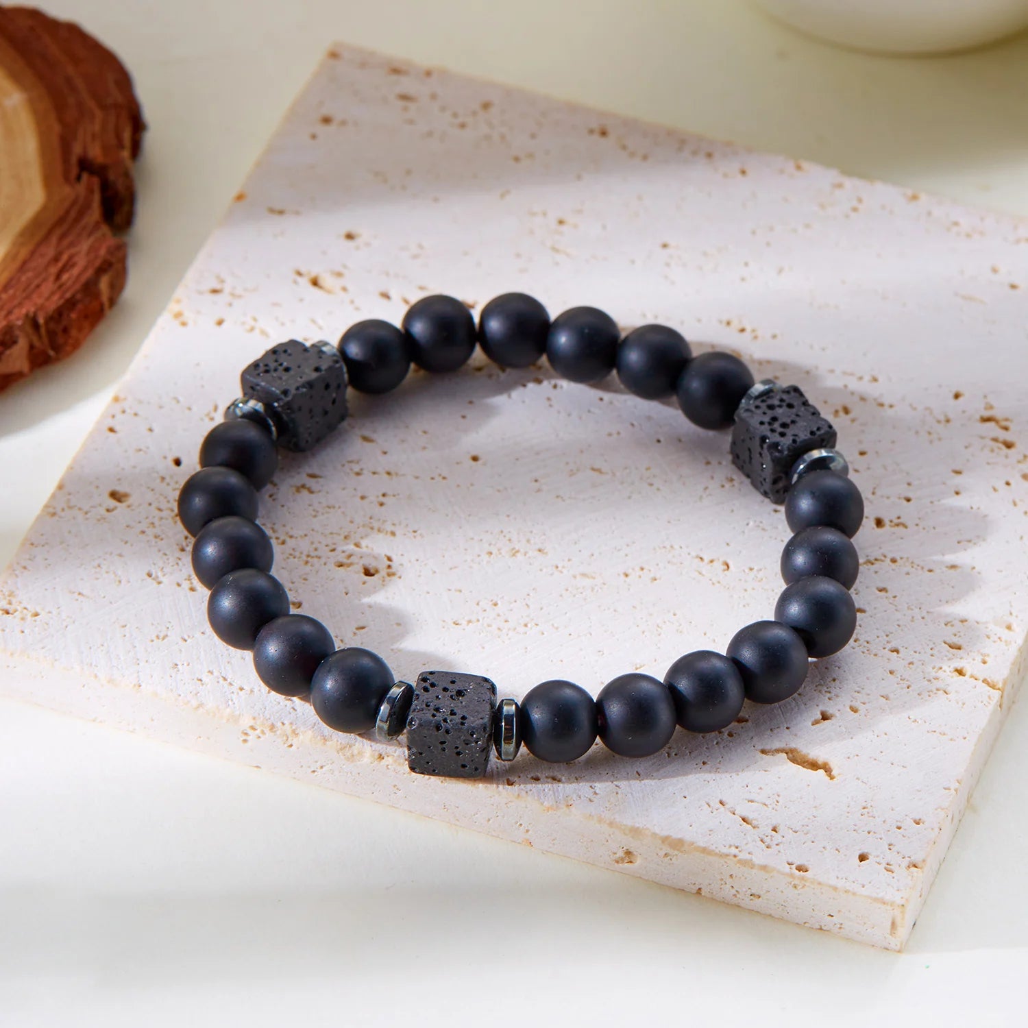 Natural Stone 7 Chakra Energy Bracelet – Good Luck & Protection Jewelry for Men and Women