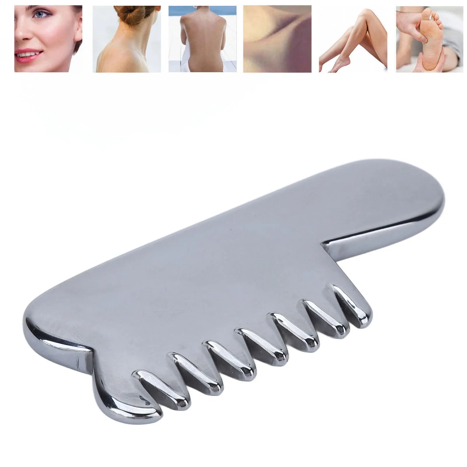 Comb Natural Terahertz Massage Lightweight Portable Shaving V Face Beauty Comb V Face Grooming Comb Terahertz Comb