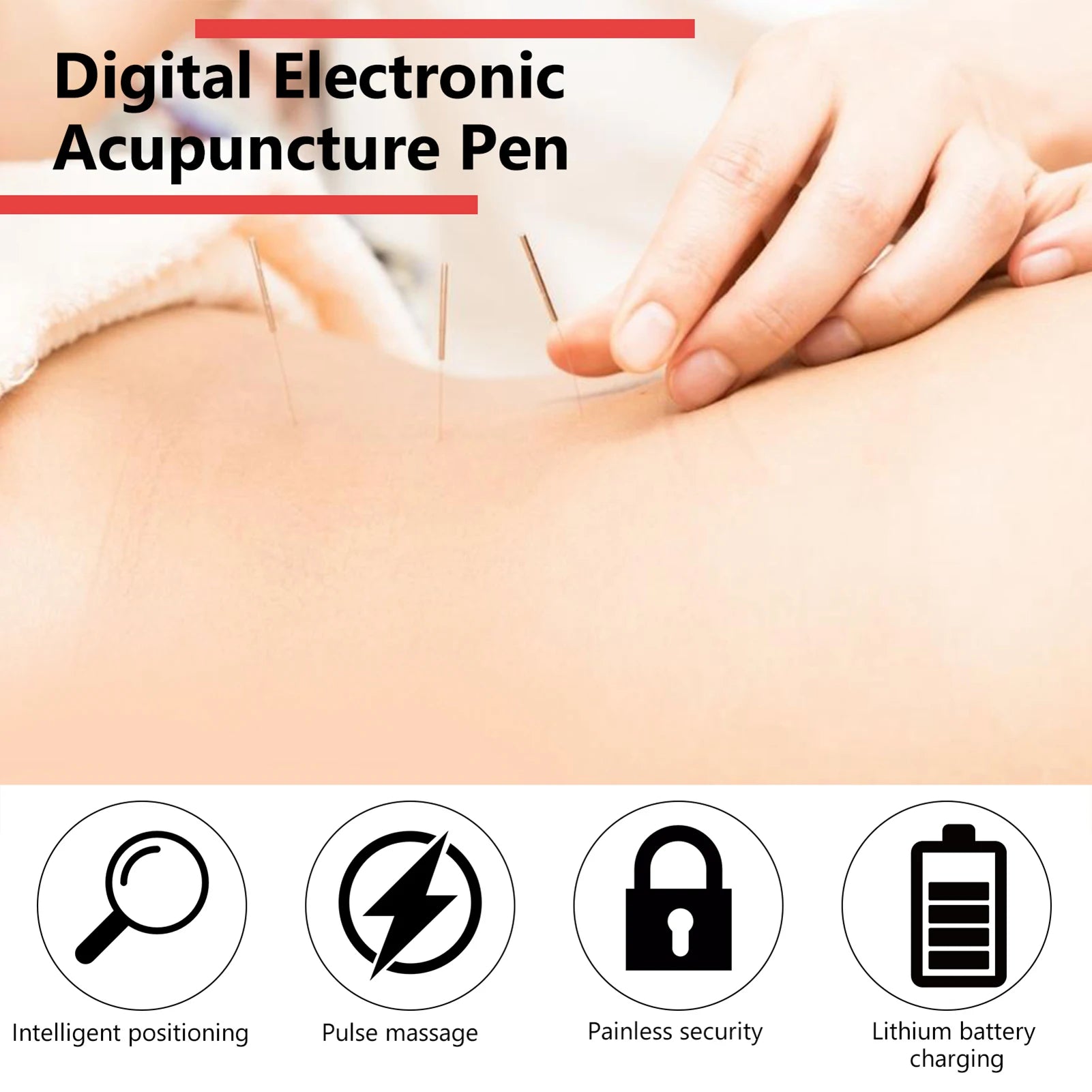 Electronic Acupuncture Pen – TENS Meridian Therapy & Muscle Stimulator for Pain Relief