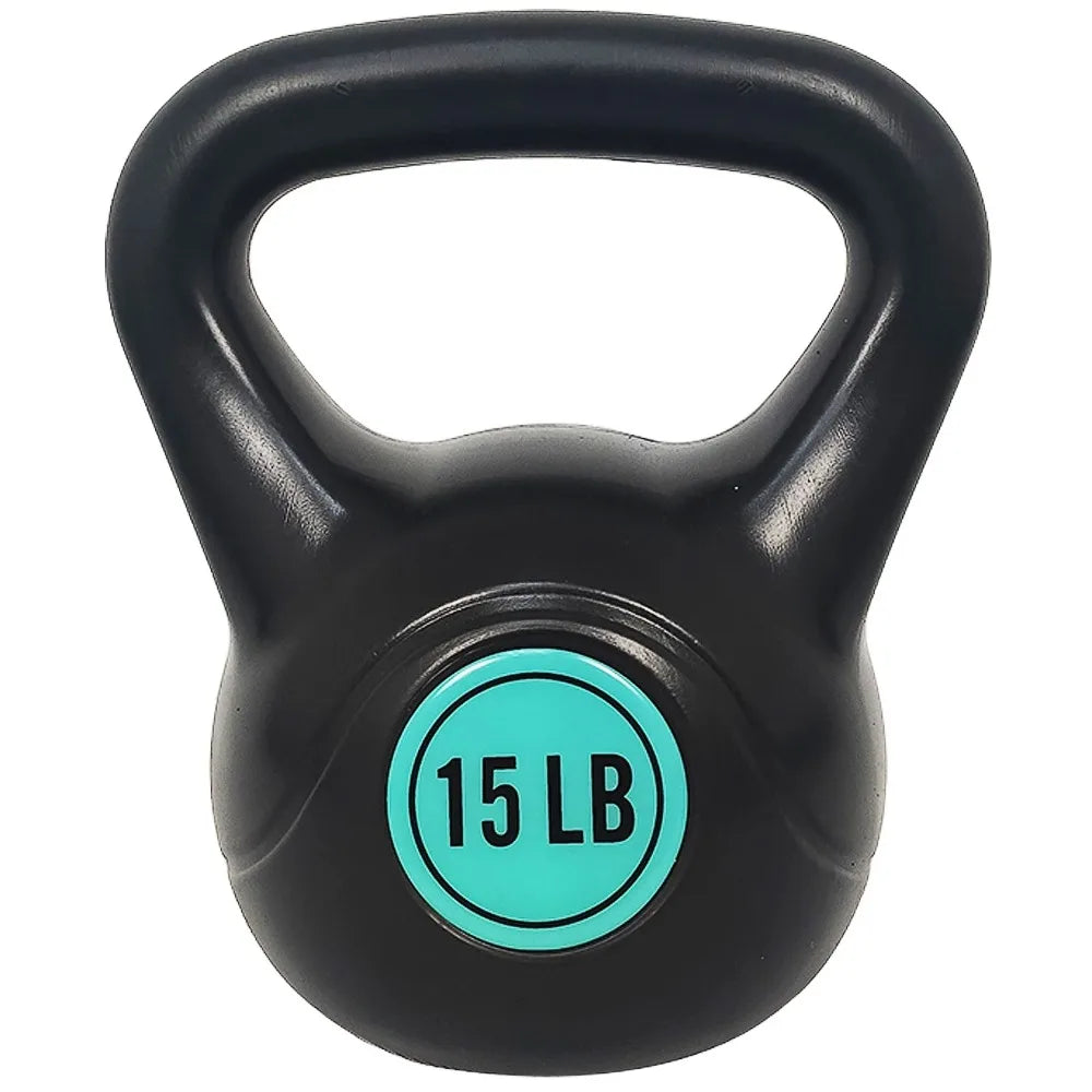 Wide Grip Kettlebell Exercise Fitness Weight Set – 4-Piece Set (5lb, 10lb, 15lb, 20lb)